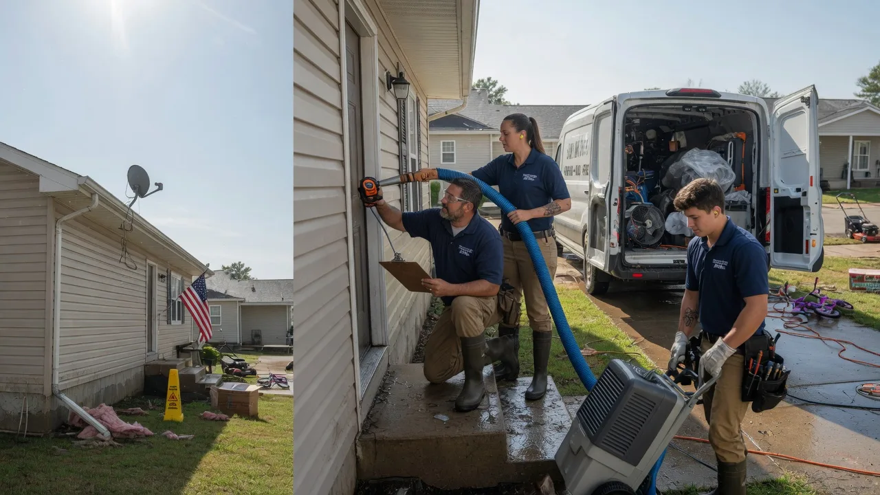 Ceiling Water Damage Restoration in Towson, MD near me